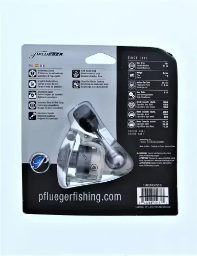 Pflueger Trion Spinning Reel, Size 20 Fishing Reel - PFLUEGER (1)