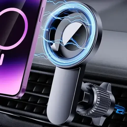 PGU for Magsafe Car Mount [Strongest Magnets] Magnetic Phone Holder for Car [Hands Free] Air Vent Car Cell Phone Holder Mount Car Accessories for iPhone 14 13 12 Pro Max Plus Mini MagSafe Case - PGU