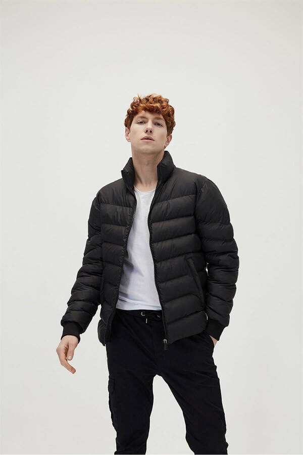 Phantom Puffer Black Men's Jacket - 1
