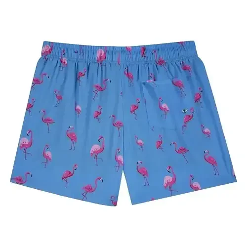 PHAYON Erkaklar uchun tez quriydigan plyaj shortilari Yozgi ta'til Erkaklar uchun kompressiya astarli suzish shortilari - 2