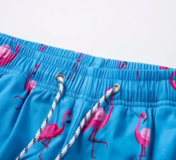 PHAYON Erkaklar uchun tez quriydigan plyaj shortilari Yozgi ta'til Erkaklar uchun kompressiya astarli suzish shortilari - 4