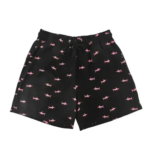 PHAYON Quick Dry Beachwear Shorts for Men Summer Holiday Mens Swim Trunks with Compression Lining - 1