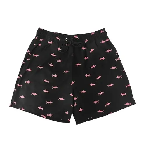 PHAYON Quick Dry Beachwear Shorts for Men Summer Holiday Mens Swim Trunks with Compression Lining - 1