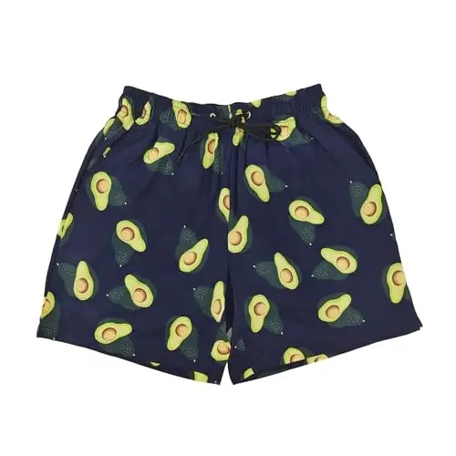 PHAYON Quick Dry Beachwear Shorts for Men Summer Holiday Mens Swim Trunks with Compression Lining - 1