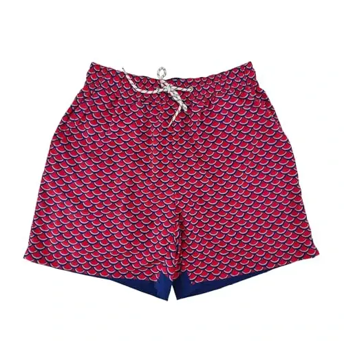 PHAYON Quick Dry Beachwear Shorts for Men Summer Holiday Mens Swim Trunks with Compression Lining - 1