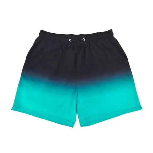 PHAYON Quick Dry Beachwear Shorts for Men Summer Holiday Mens Swim Trunks with Compression Lining - 1