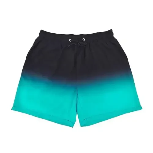 PHAYON Quick Dry Beachwear Shorts for Men Summer Holiday Mens Swim Trunks with Compression Lining 