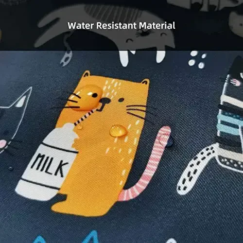 PHEBEN Diaper Bag Tote Satchel Waterproof Messenger Baby Diaper Bags for Mom and Dad Multifunction Medium Travel Tote Bags(Cat Paradise) - 6