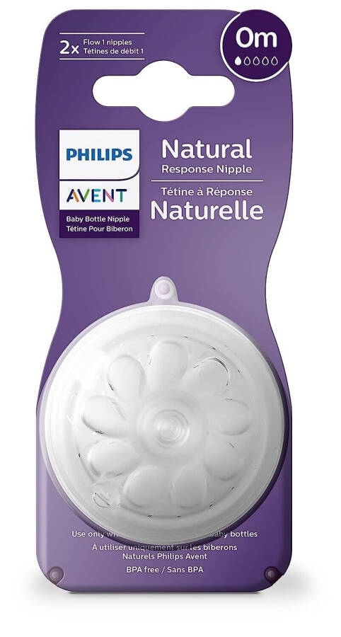 Philips Avent Natural Response 2'li Biberon Emziği, 1 Numara, 0 Ay+ - 6