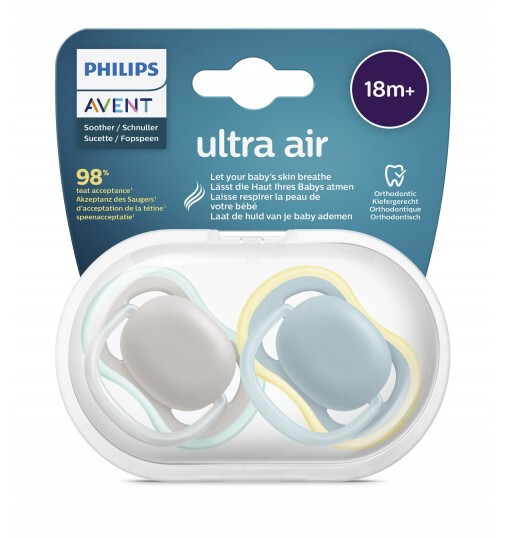 Philips Avent SCF349/01 Ultra Air Соска 18 месяцев+ 2шт для мальчиков - 1