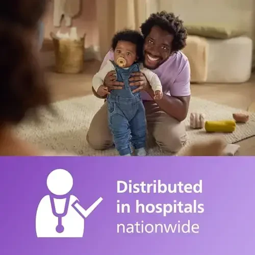 Philips Avent Soothie Orthodontic Baby Pacifiers, 100% Silicone Pacifiers, One Piece, BPA-Free, for Babies 3-18 Months, 2 Green and 2 Yellow, 4 Pack, Model SCF192/72 - 2