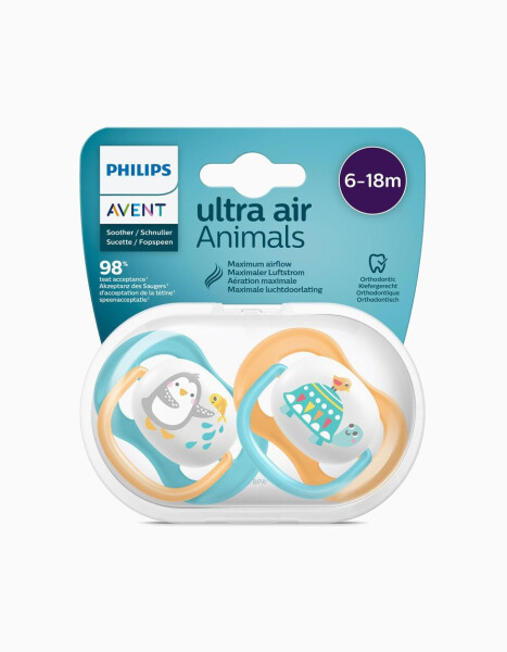 Philips Avent Ultra Air Hayvanlı 2'li Emzik 6-18 Ay - Unisex - 1