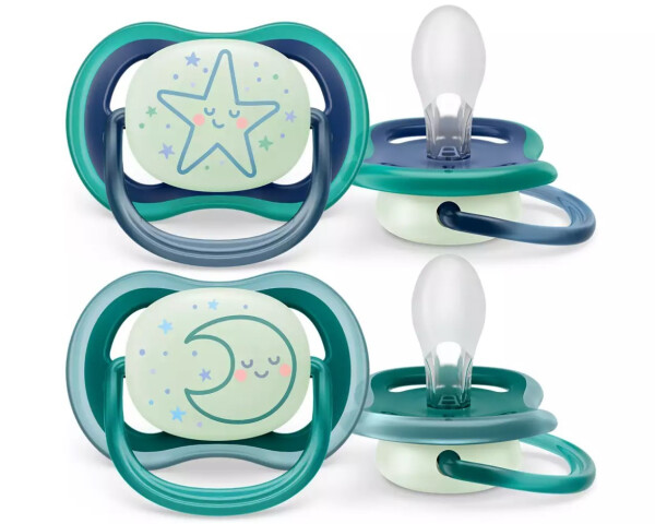 Philips Avent Ultra Air Night Glow-in-the-Dark Soother 6-18 Months Boys SCF376/13 - 2