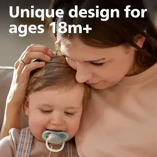 Philips Avent Ultra Air so'rg'ichi - 18 oylikdan oshgan bolalar uchun 4 dona engil, nafas oladigan chaqaloq so'rg'ichlari, sterilizator qutisi bilan BPA-siz, SCF349/20 - 5