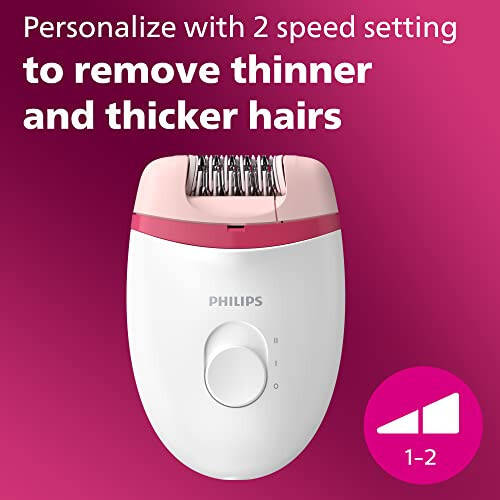 Philips Beauty Satinelle Essential Compact Hair Removal Epilator for Women, BRE235/04 (Corded Use Only) - 4