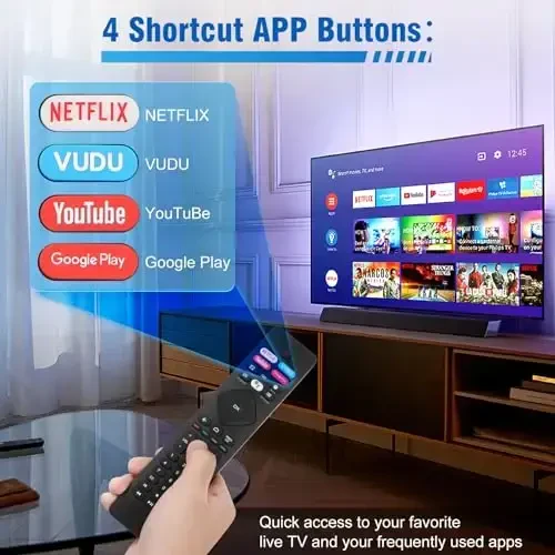 Philips ovozli televizori uchun 2 dona ovozli masofadan boshqarish pulti. Philip 4K UltraHD Smart Android TV uchun universal masofadan boshqarish pulti Google Assistant bilan. Philips 43