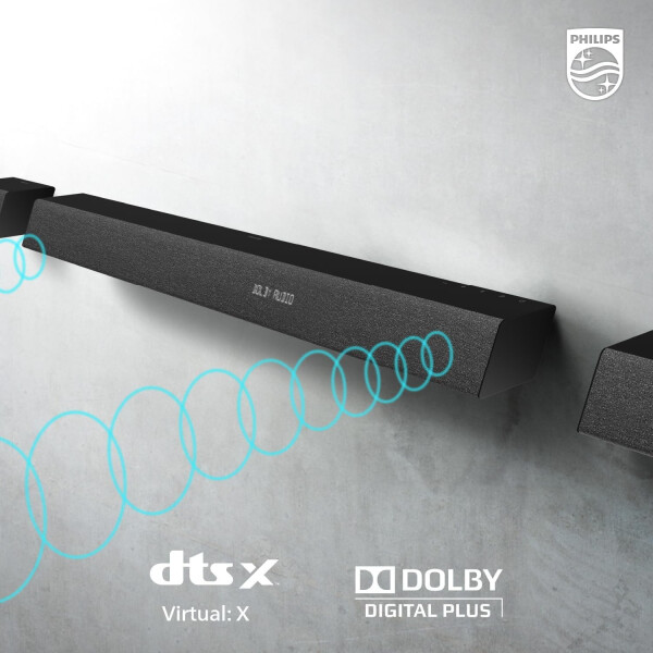 Philips TAB7568 5.1 Kanal Soundbar, Kablosuz Subwoofer ve Kablolu Surround Hoparlörler - 3