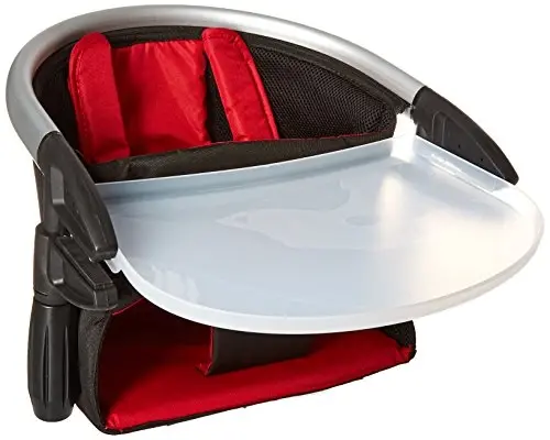 phil&teds lobster clip on portable high chair, red - 1