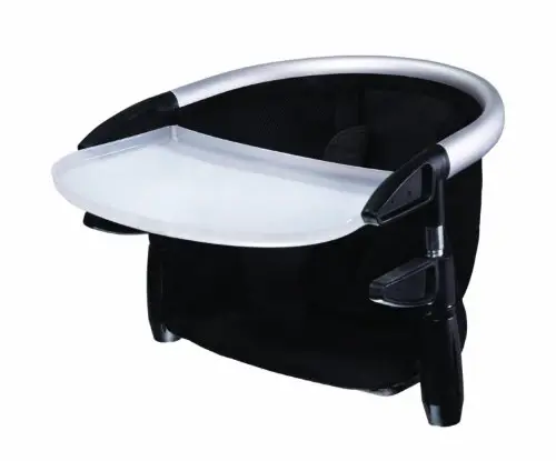 phil&teds lobster clip on portable high chair, black - 1