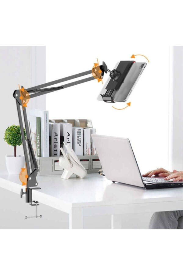 Phone Tablet Desk Stand Flexible Long Arm 360 Degree 6