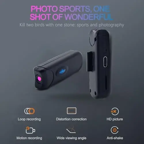Photochromic Camera Video Yozuvchi Velosiped Aqlli Ko'zoynaklar Erkaklar uchun -UV Polarizatsiyalangan Sport Ko'zoynaklari Full HD 1080p 64GB Xotira Kartasi bilan Yugurish va Haydash uchun - 3