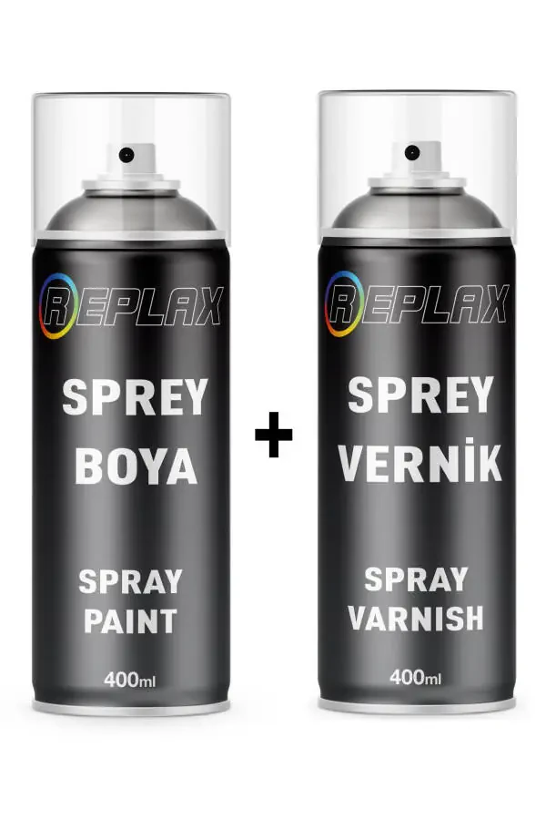 Piano Black Spray Touch-up Paint + Varnish + Primer - 1
