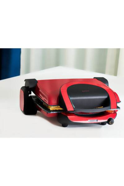 Piano Grill and Toaster Machine Red - 2