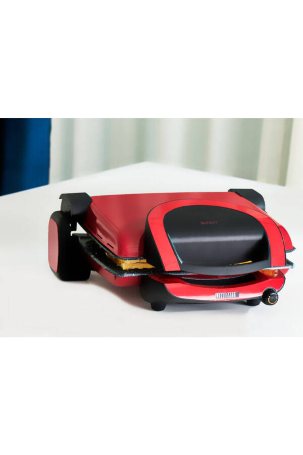 Piano Grill and Toaster Machine Red - 2