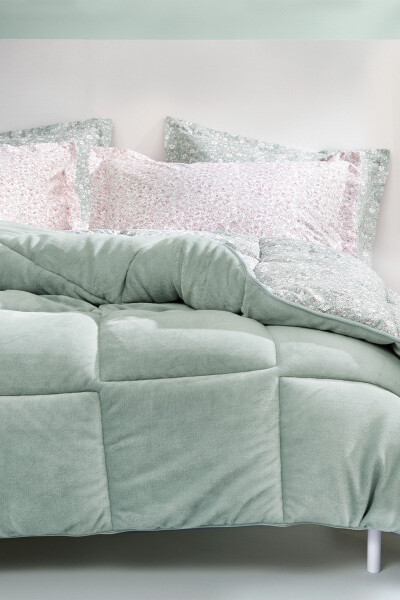 Piante Double Triola Sleep Set - Mint - YATAŞ