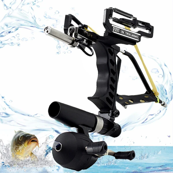 Piaoyu Outdoor Powerful Hunting Fish Slingshot Set with Wrist Rest and Fish Shooting Accessories - Modazone