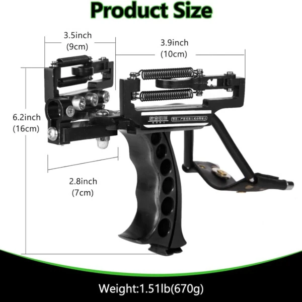 Piaoyu Outdoor Powerful Hunting Fish Slingshot Set with Wrist Rest and Fish Shooting Accessories - 4