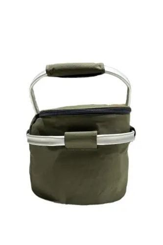 Picnic Bag - Picnic Basket - Dark Khaki - 3