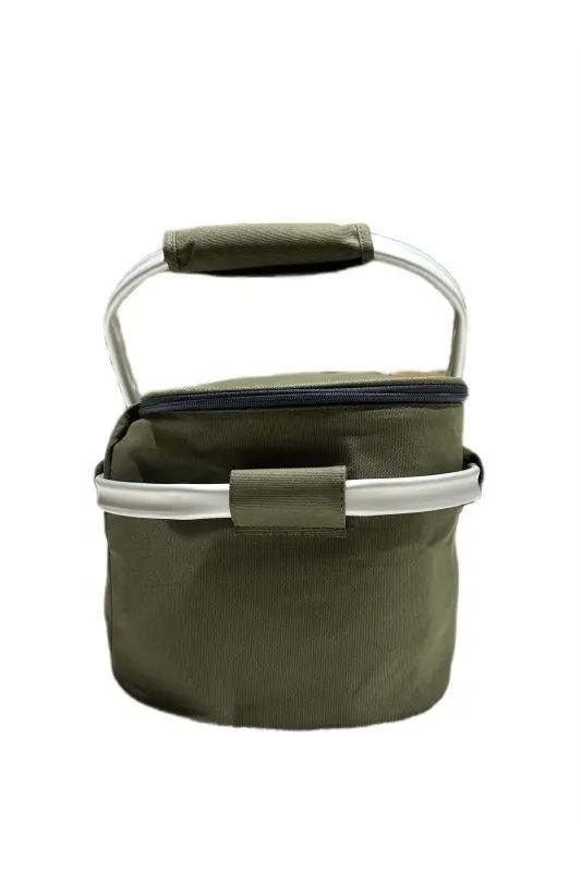 Picnic Bag - Picnic Basket - Dark Khaki - 3