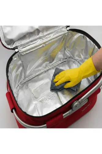 Picnic Bag - Picnic Basket - RED - 4