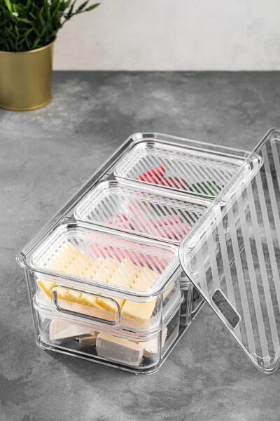 Picnic Set - 7-piece Picnic Set - Breakfast Box - Acrylic Storage Container - Breakfast Container - 9