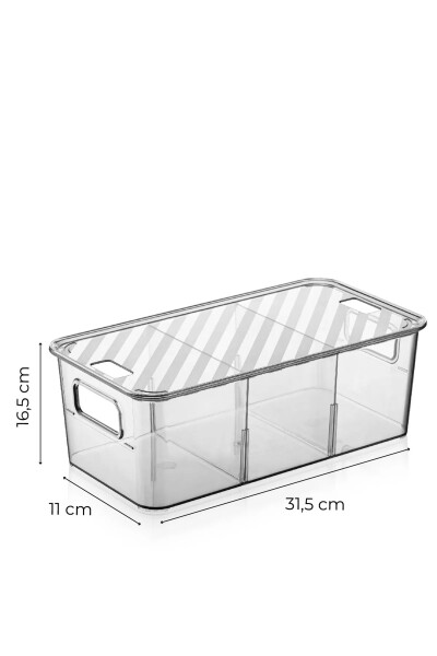 Picnic Set - 7-piece Picnic Set - Breakfast Box - Acrylic Storage Container - Breakfast Container - 10