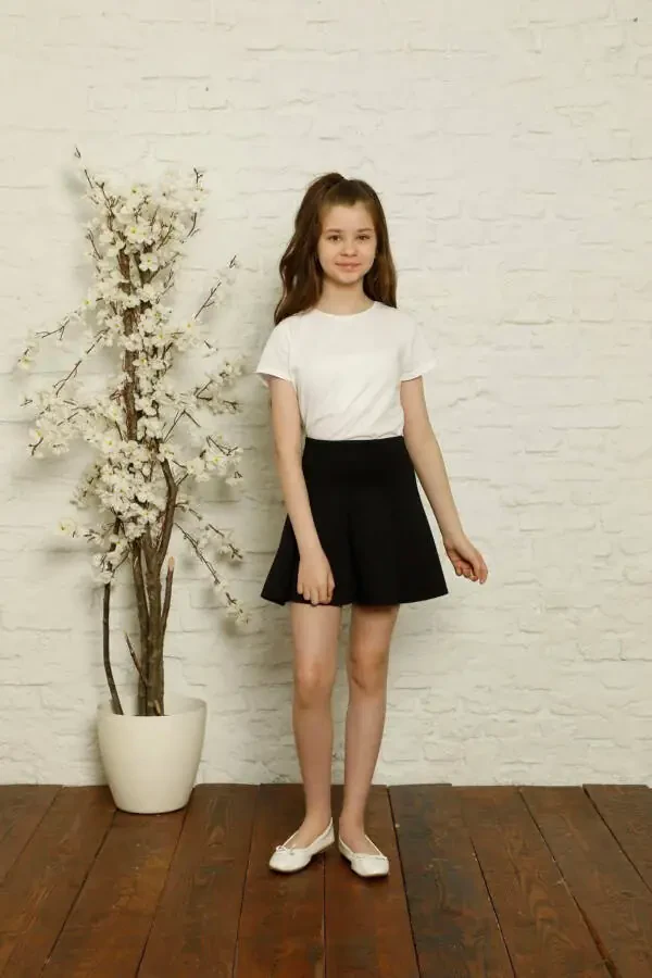 Piece Swimsuit Skirt for Girls - 2