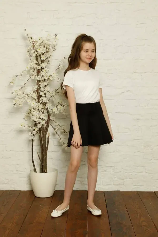 Piece Swimsuit Skirt for Girls - 3