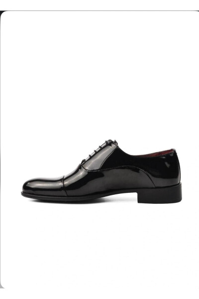 PIERRE CARDIN 7018 MEN'S PATENT LEATHER WEDDING SHOES - 3