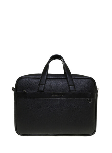 Pierre Cardin Black 29x40x10 Zippered Laptop Bag - 1