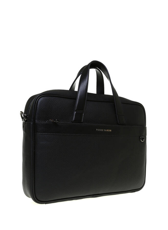 Pierre Cardin Black 29x40x10 Zippered Laptop Bag - 2