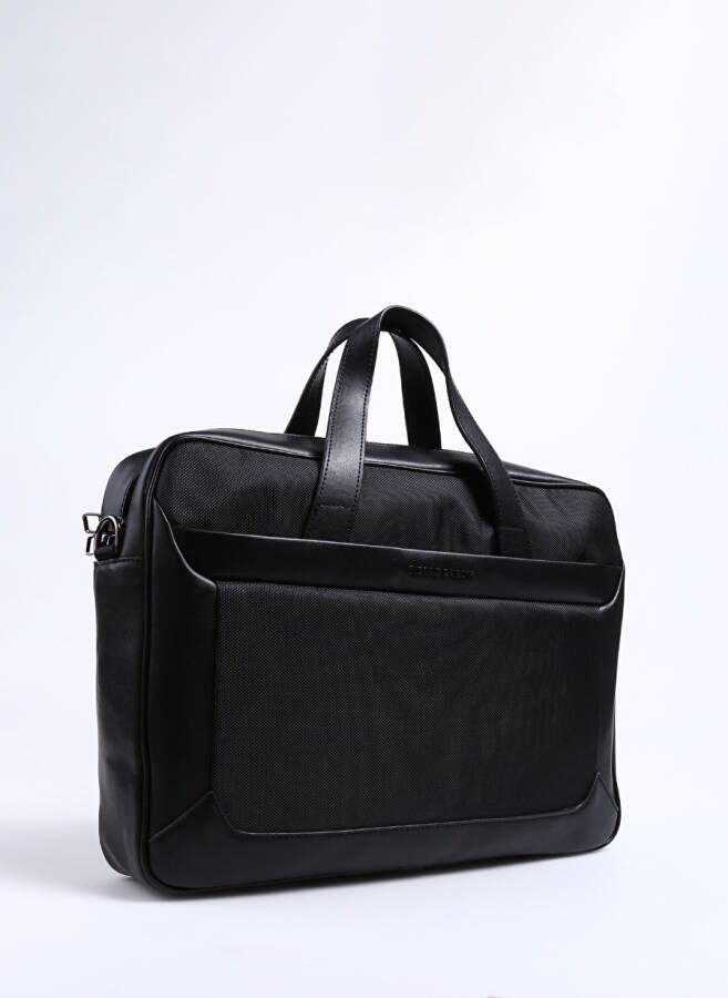 Pierre Cardin Black Men's Laptop Bag - 2