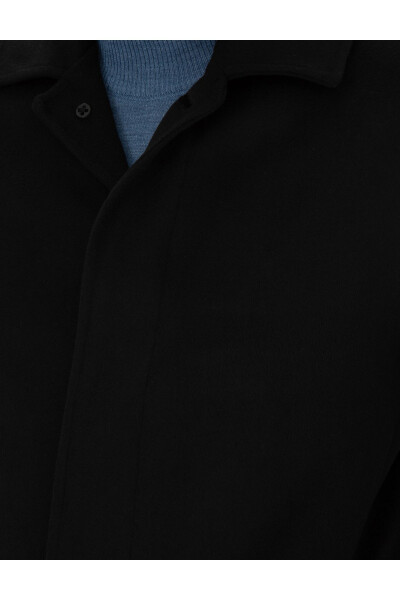 Pierre Cardin black wool coat made of cashmere fabric. - 5