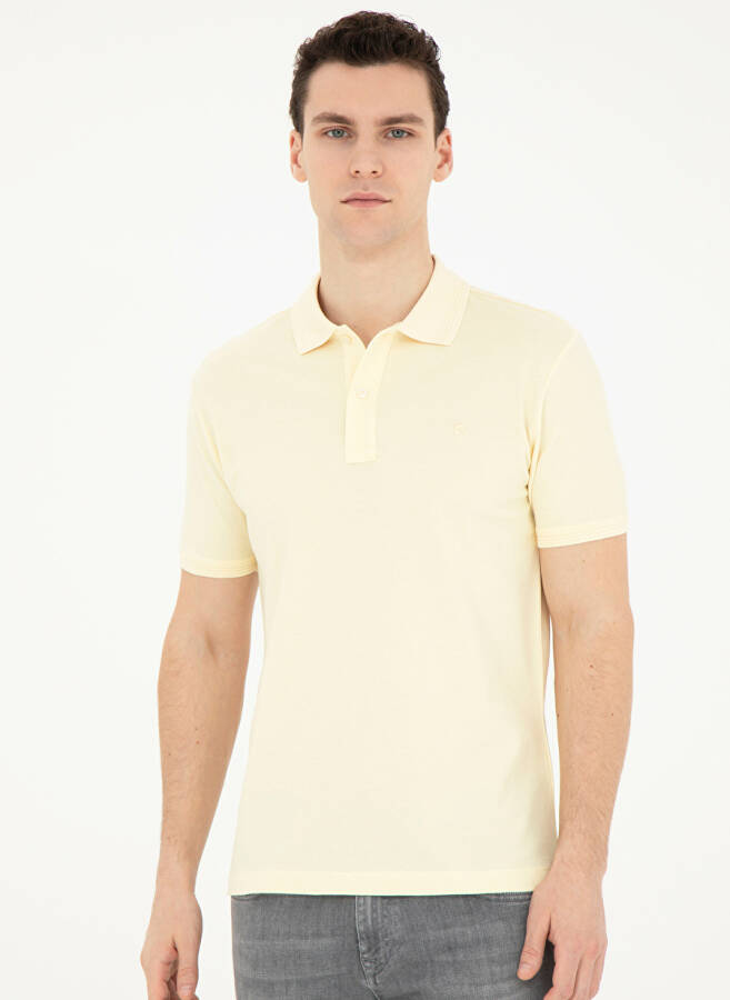 Pierre Cardin Düz Limon Erkek Polo T-Shirt SUNNY - 9