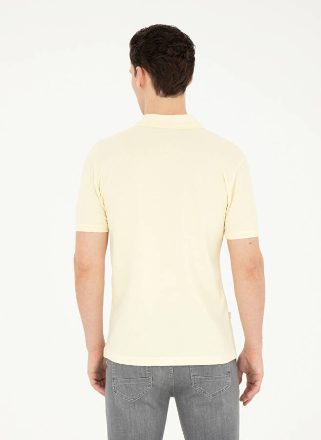 Pierre Cardin Düz Limon Erkek Polo T-Shirt SUNNY - 12