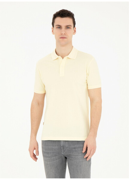 Pierre Cardin Düz Limon Erkek Polo T-Shirt SUNNY - 13