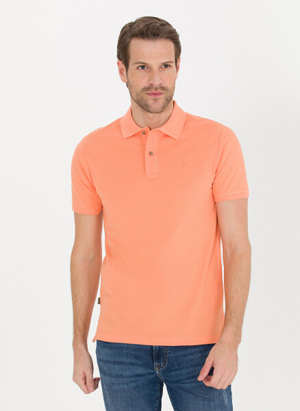 Pierre Cardin Düz Pembe Erkek Polo Tişört - 3