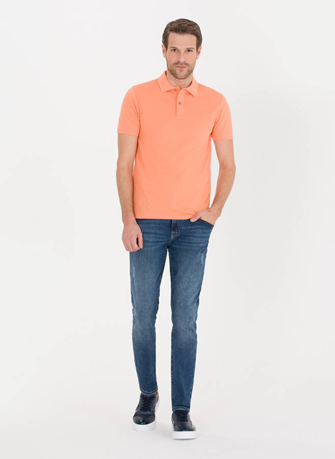 Pierre Cardin Düz Pembe Erkek Polo Tişört - 4