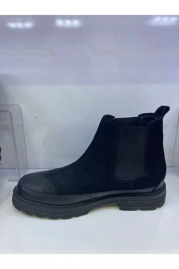 Pierre Cardin erkaklar uchun bot, nubuk charm, elastik bo'yin, bog'lamasiz. - 2