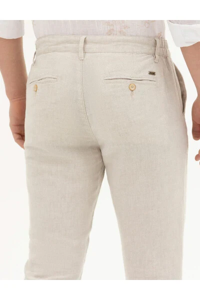 Pierre Cardin Erkaklar uchun Slim Fit zig'ir shim - 7